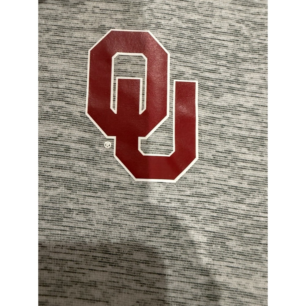 Men's Nike OU polo gray shirt size large Oklahoma Sooners - Picture 4 of 6